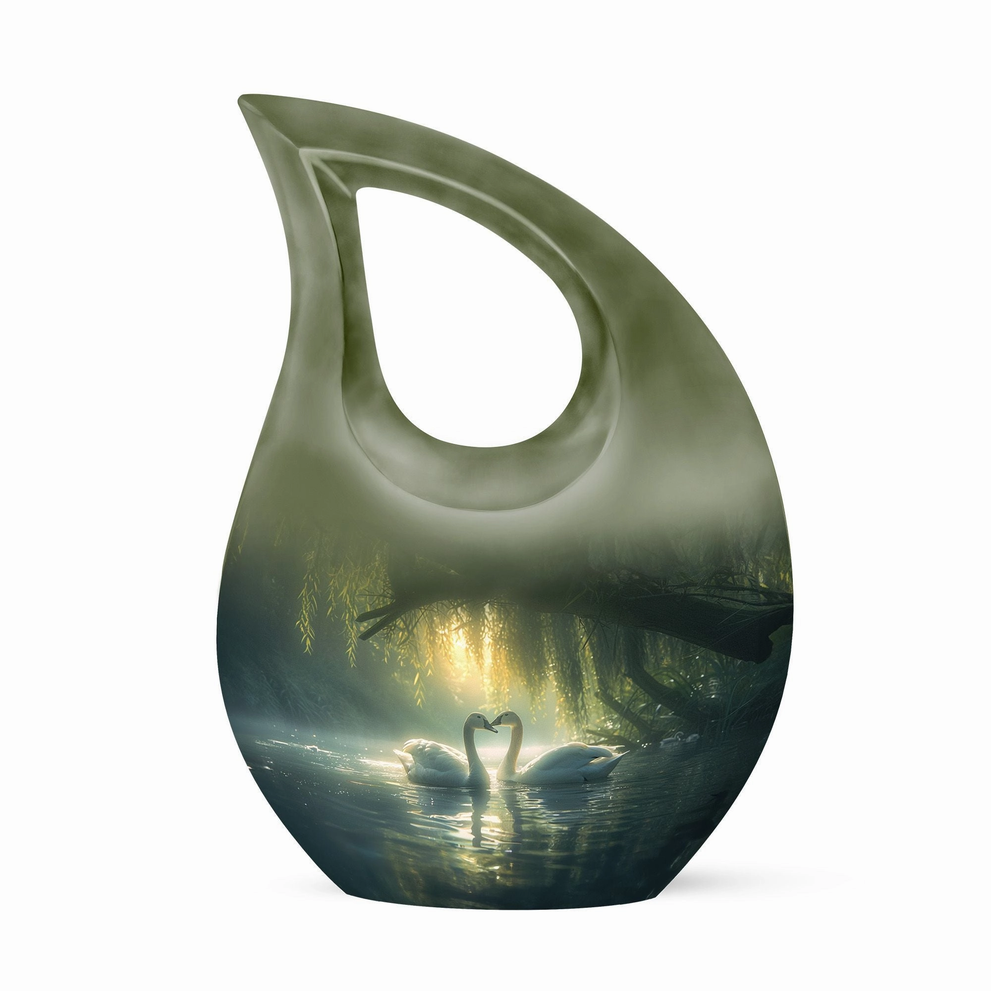 Swan Mini Urn - A Touching Tribute for Lasting Memories