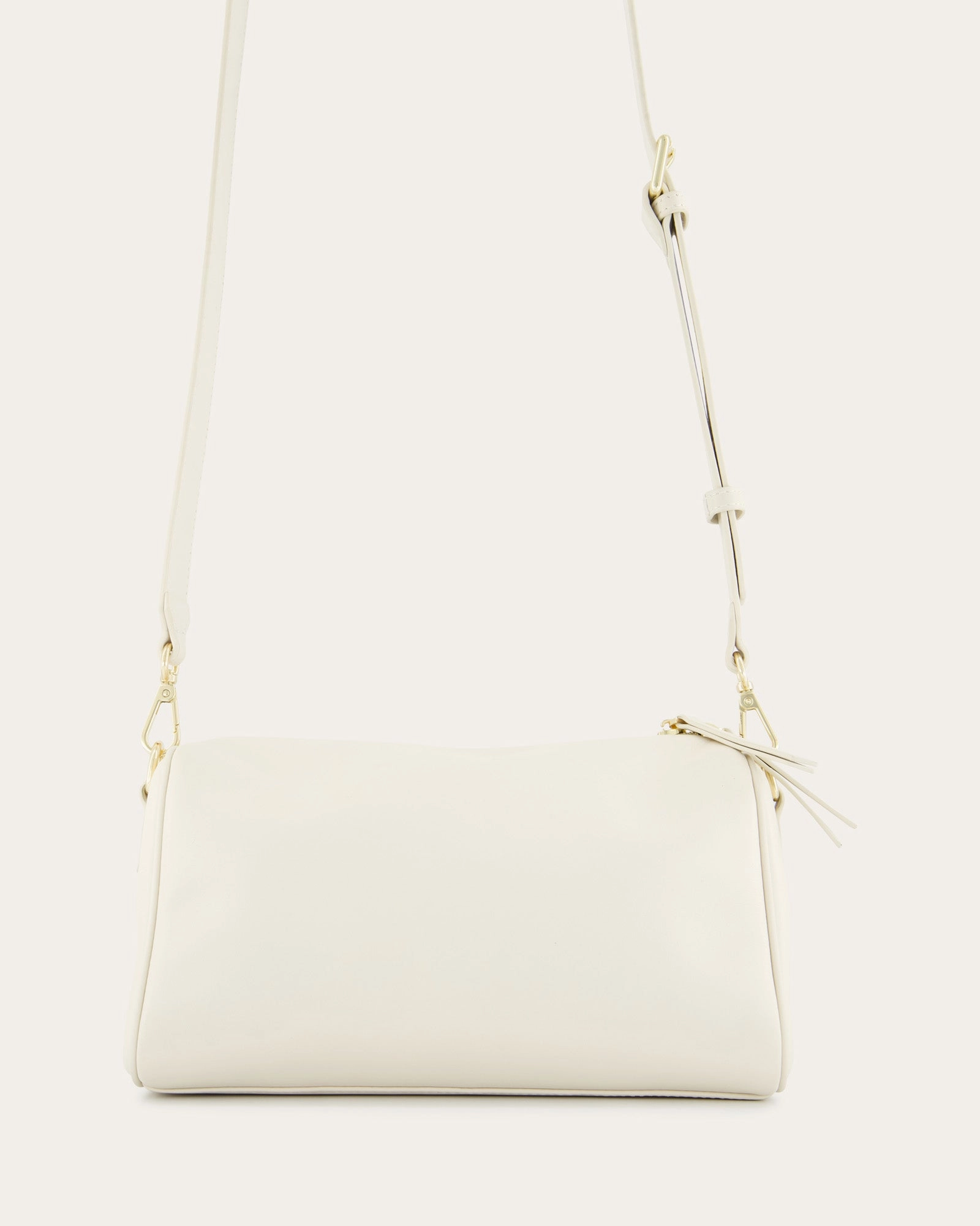 SYLVIE CROSSBODY BAG OFF WHITE LEATHER