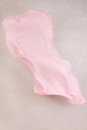 Textured Solid Scarf - Pink