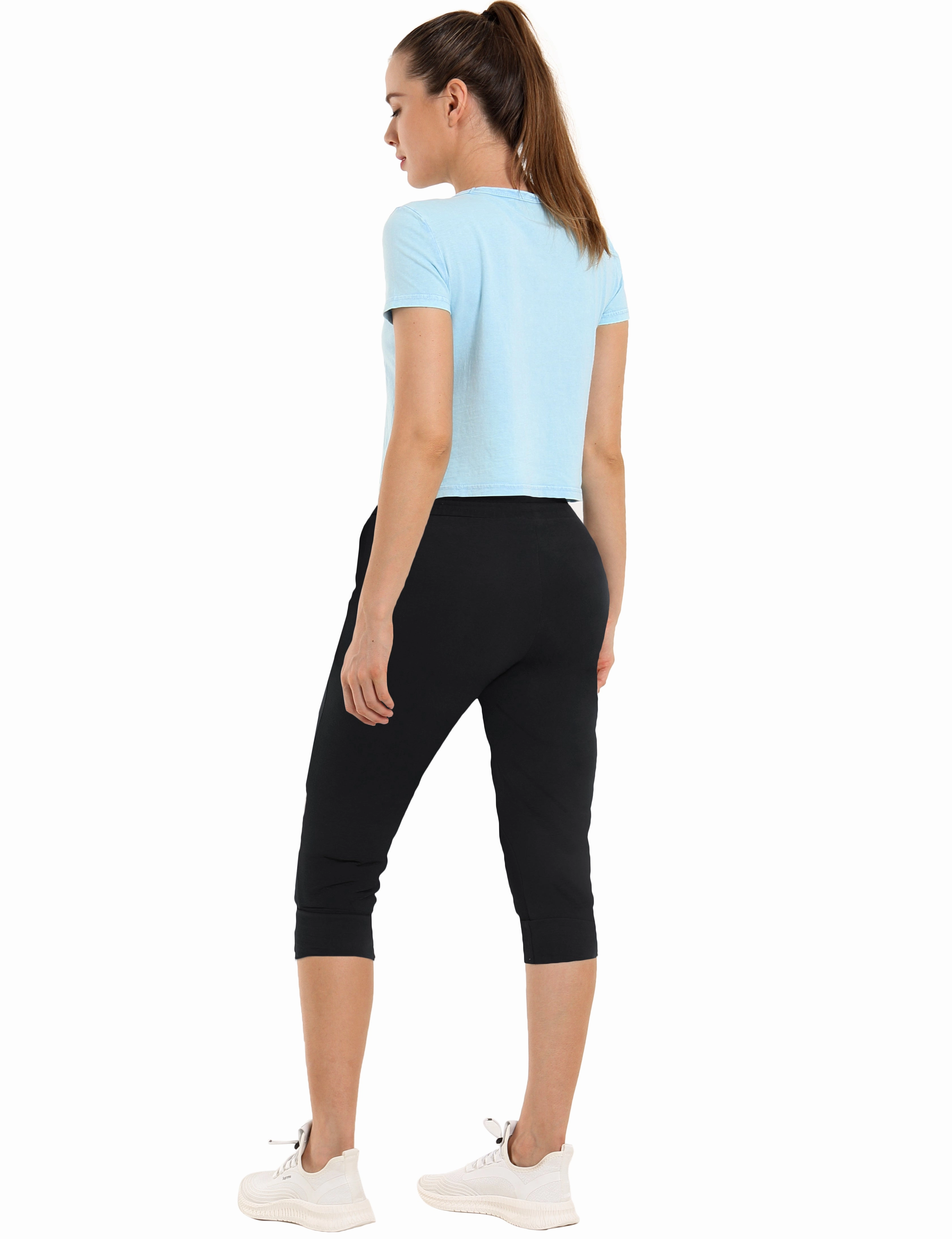 Training Crop Joggers black