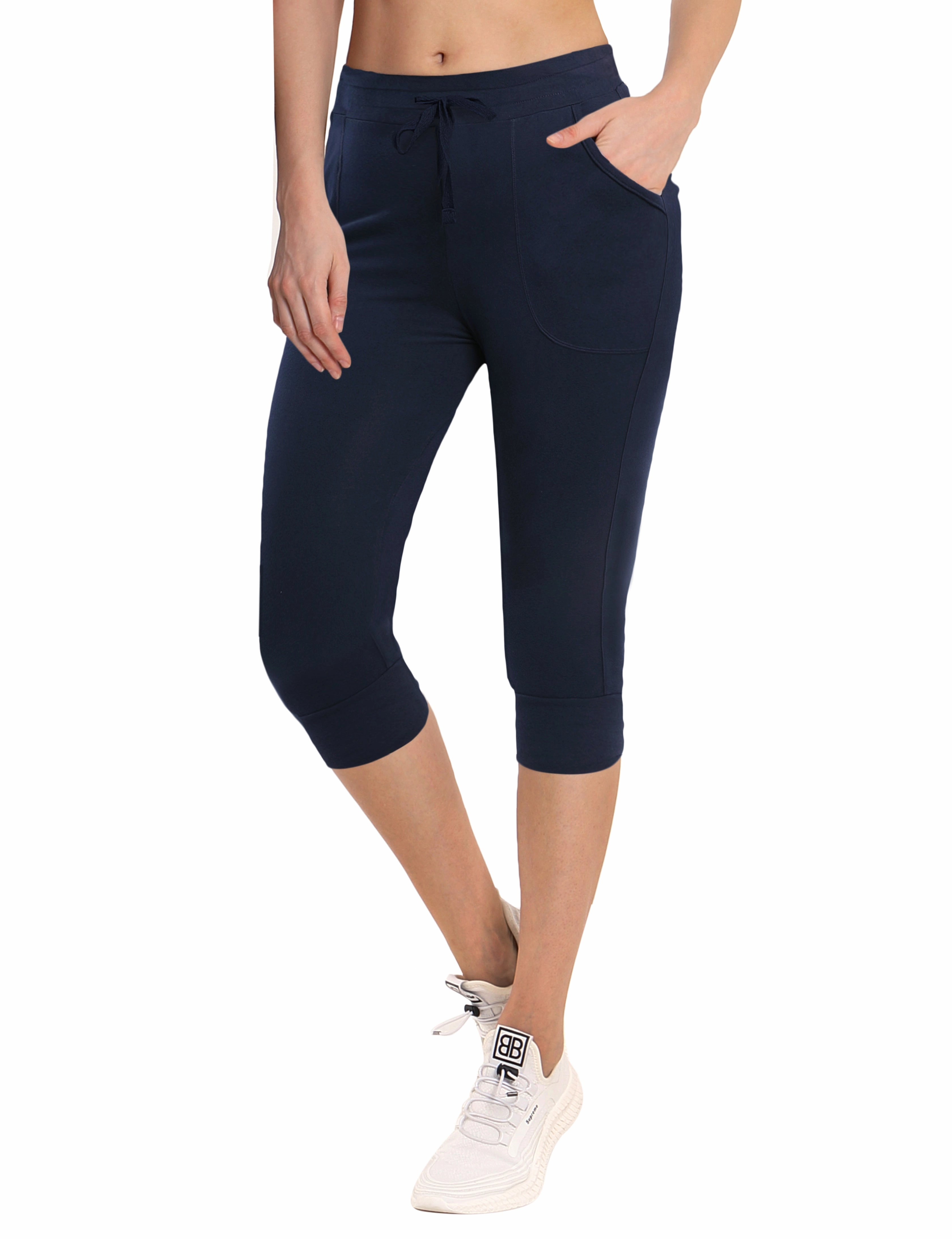 Training Crop Joggers darknavy_Plus Size