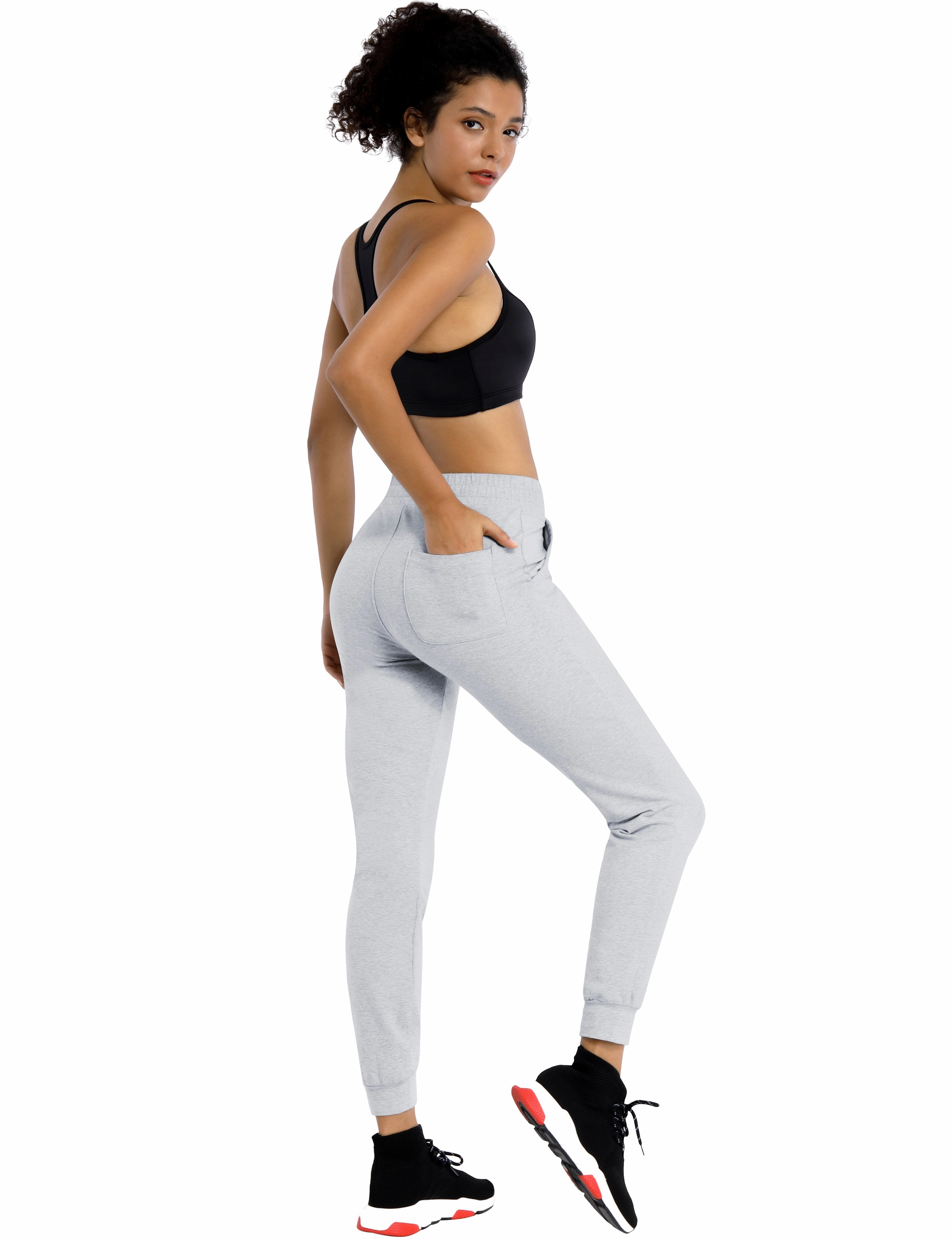 Training Joggers heathergray ins_Running