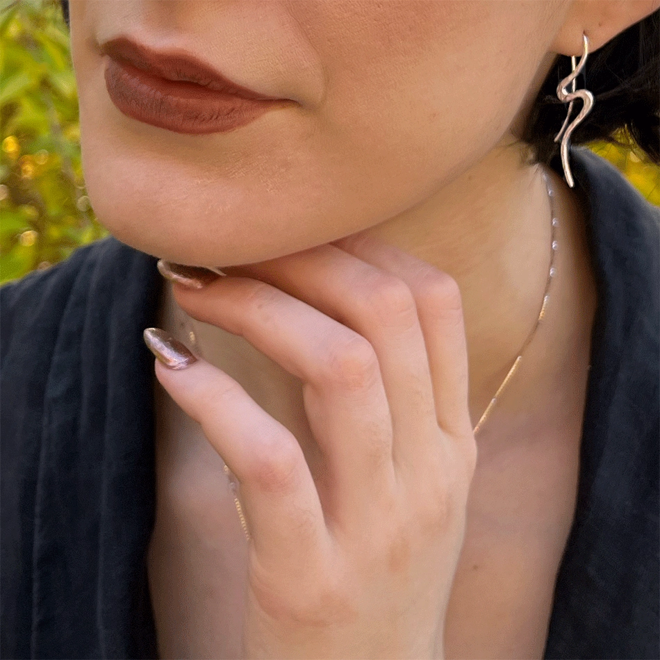 Transformation Earrings- Sterling Silver, Indonesia