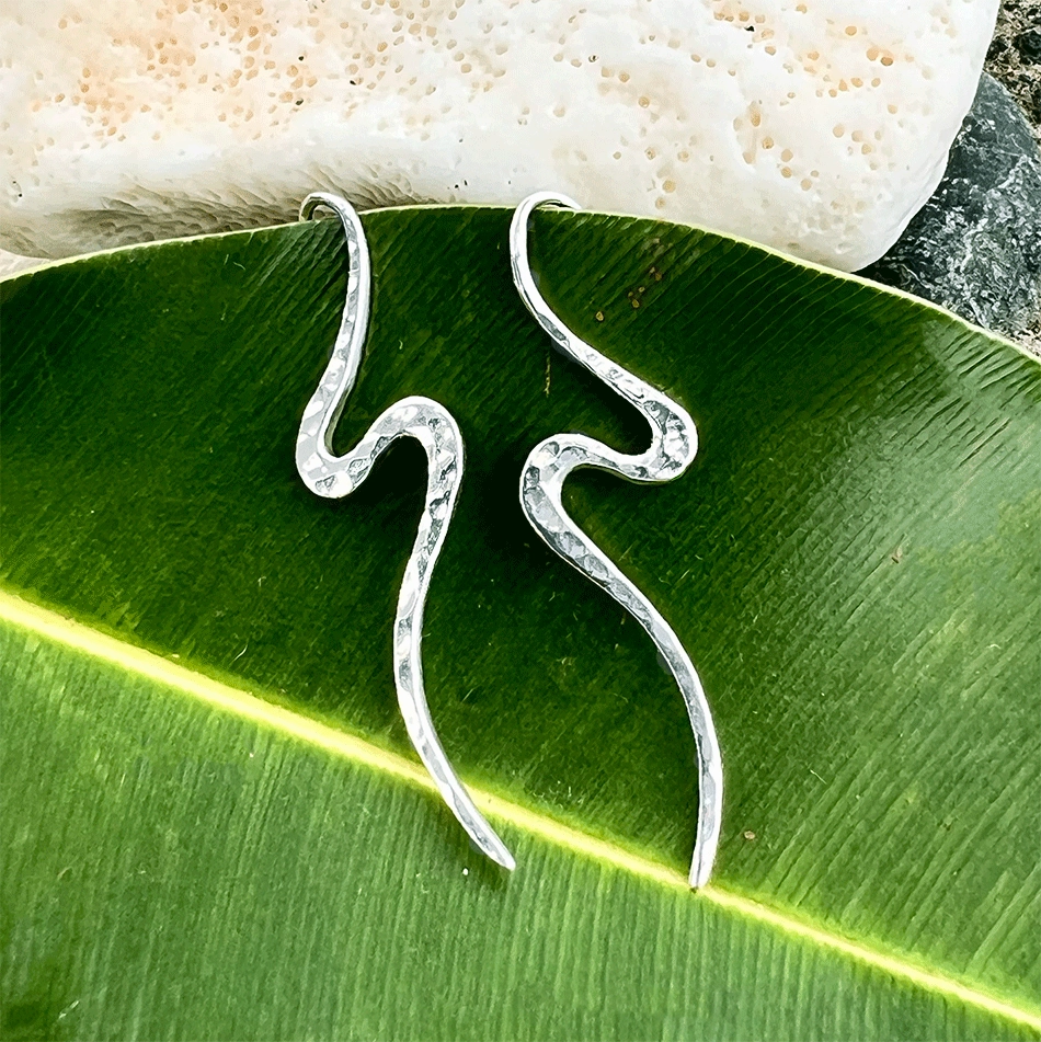 Transformation Earrings- Sterling Silver, Indonesia