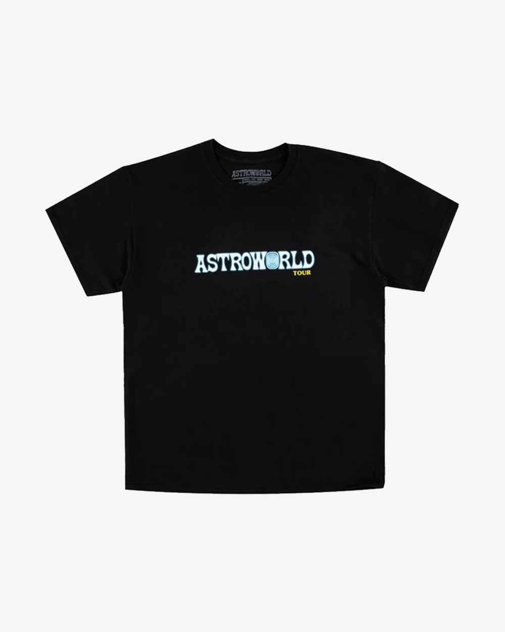TRAVIS SCOTT ASTROWORLD WISH YOU WERE HERE TOUR 1 BLACK TEE