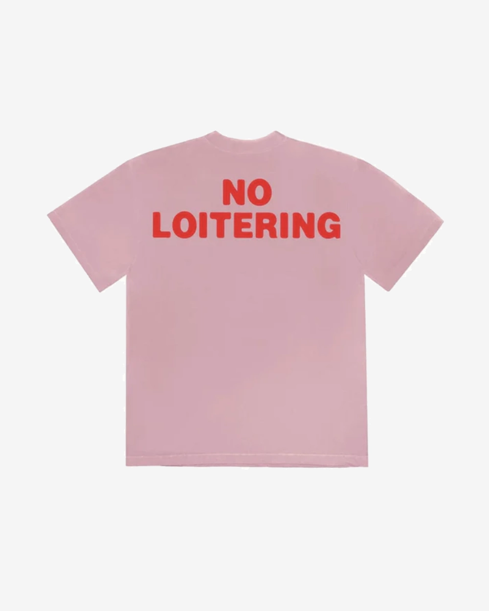 TRAVIS SCOTT CACTUS JACK NOT A CRIME PINK TEE