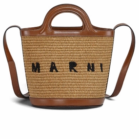 Tropicalia Small Bucket Bag - Raw Sienna