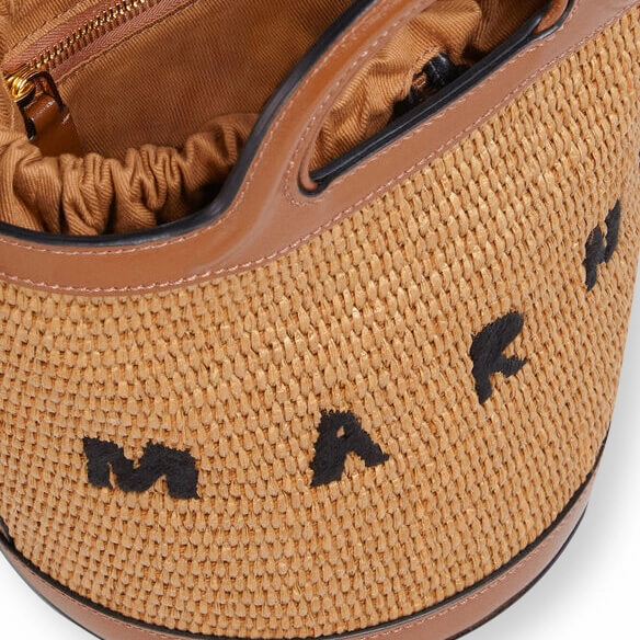 Tropicalia Small Bucket Bag - Raw Sienna