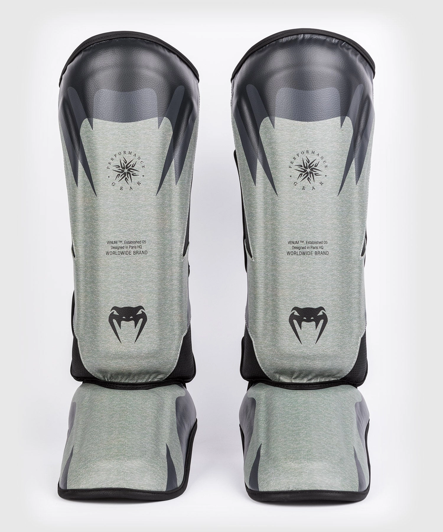 Venum Stone Shinguards - Mineral Green
