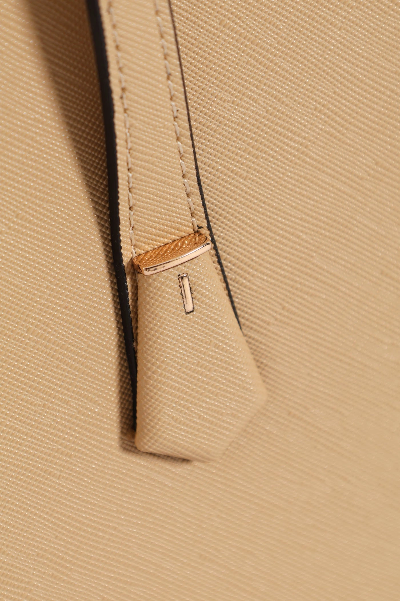 Vivian Structured Satchel - Beige