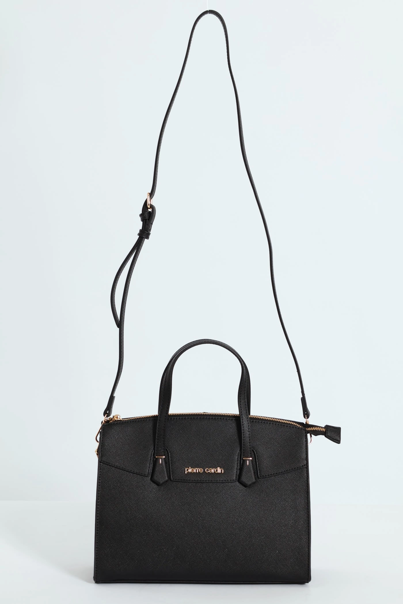 Vivian Structured Satchel - Black