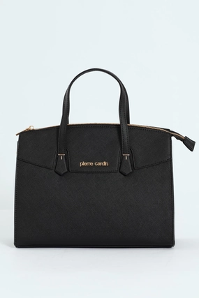 Vivian Structured Satchel - Black