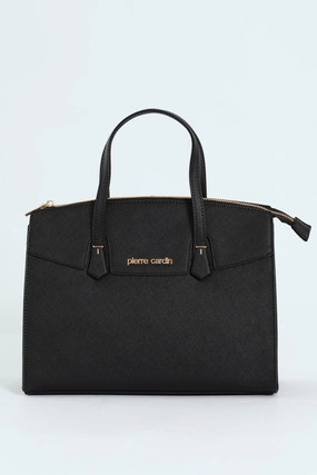 Vivian Structured Satchel - Black