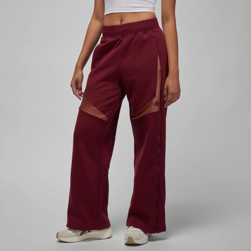 W 23 ENGINEERED FLEECE PANTS CHERRYWOOD RED