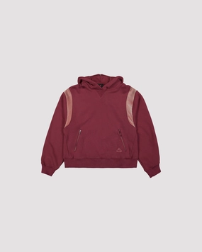 W 23 ENGINEERED PULLOVER HOODIE CHERRYWOOD
